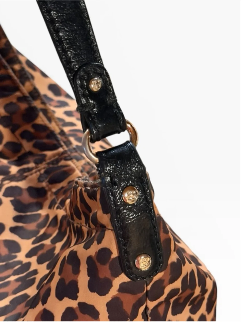 Kate Spade New York Leopard Print Nylon Hobo Bag